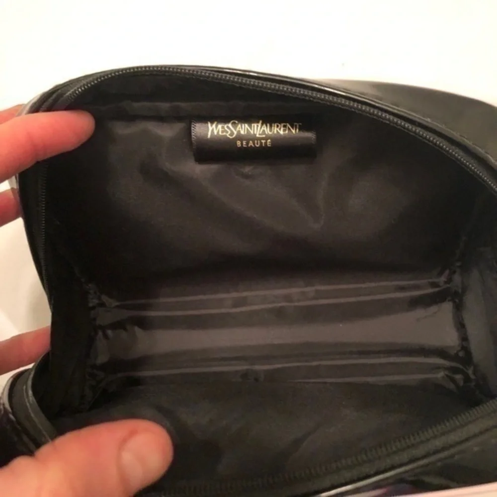 YSL yves saint Laurent beauty cosmetic bag pouch